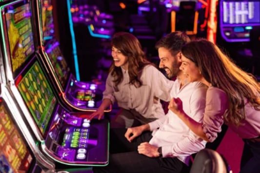 Video slot game interface on mobile screen for Philippines online casino players